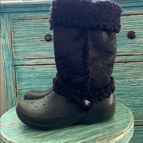 crocs nadia boots